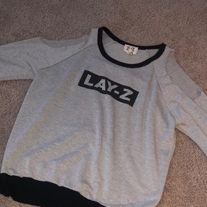 Lay-Z Cold Shoulder Top